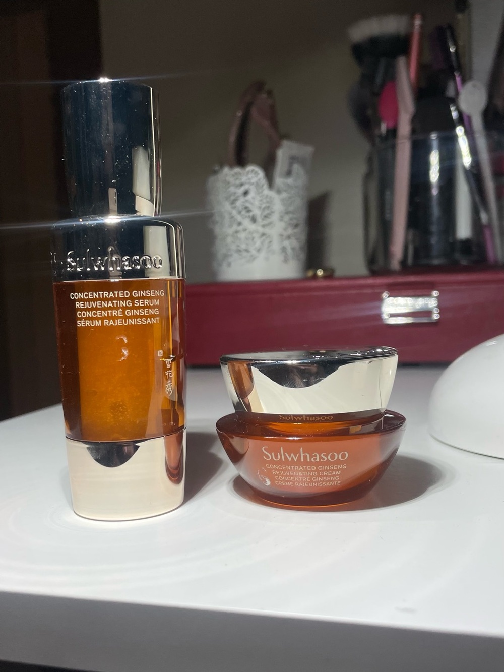 Concentrated Ginseng Rejuvenating Serum & Cream - Amber